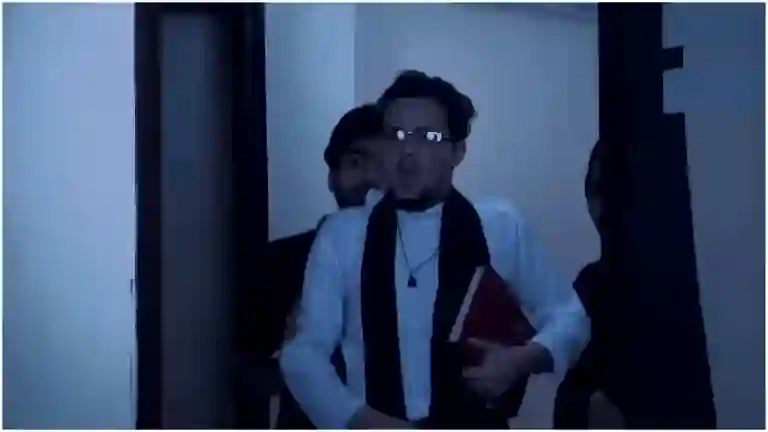 Are Maiya Yo Kya Dekh Liyo Round2hell meme showing shocked reaction from the official horror comedy scene