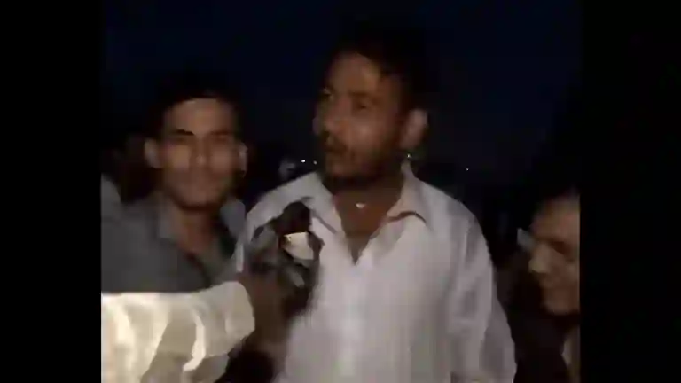 Dil Garden Garden Ho Riya captured during Karachi rain interview showing a joyful and honest public reaction