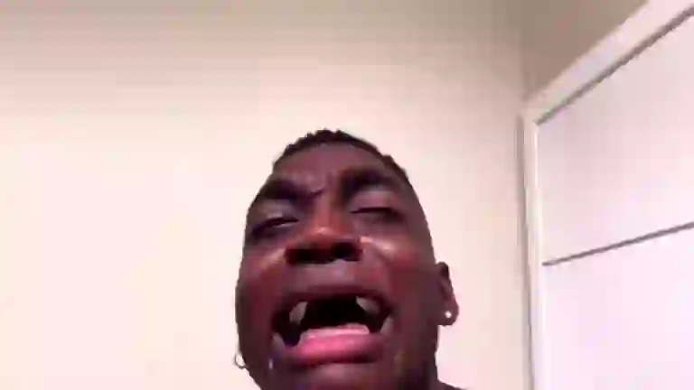 African Black Man Crying Over Weed Viral Reaction