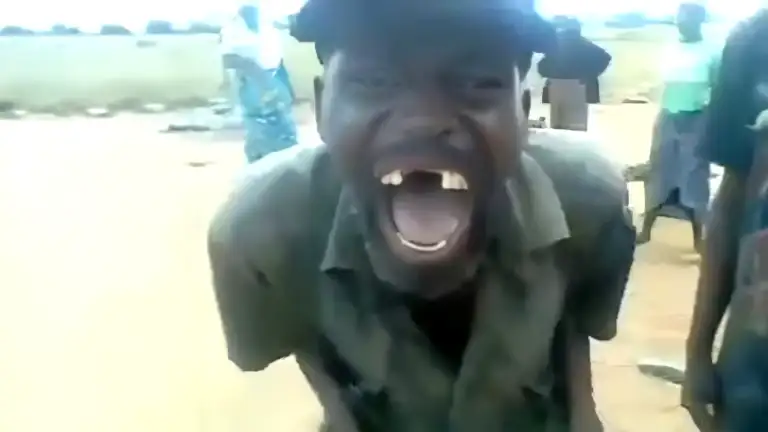 Black Man African Laughing Meme Joyful Toothless Chuckle
