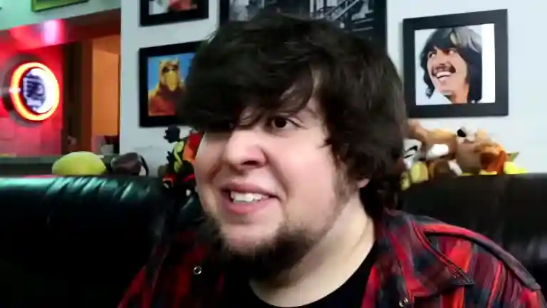 JonTron What meme sound cover with wide-eyed confused expression